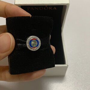 Pandora belize Flag Charm Bead